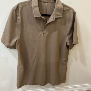 Lululemon Tan Polo Shirt